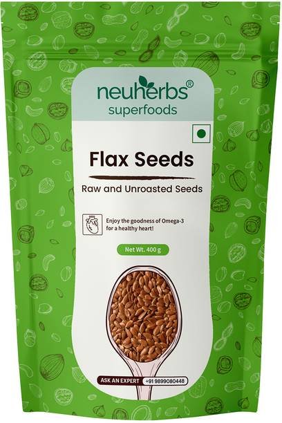 Neuherbs Raw Unroasted Brown Flax Seeds