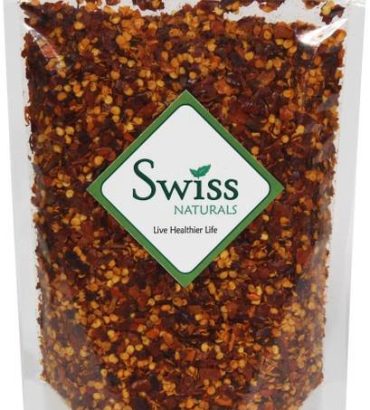 swiss naturals Red Chilli Flakes for Seasoning, Pizza
