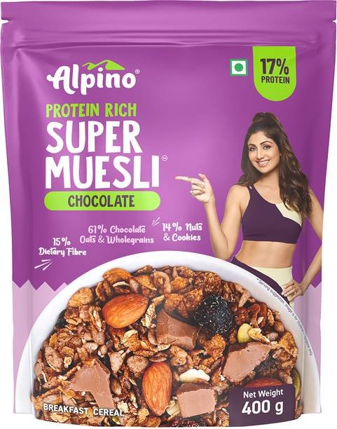 ALPINO Super Chocolate Muesli Nuts & Cookies 400g Pouch
