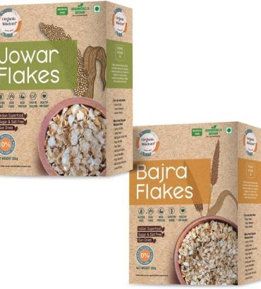 Organic Wisdom 100% Natural Jowar & Bajra Flakes