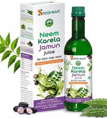 Srishma Premium Neem, Karela, Jamun, Juice Help Balance sugar