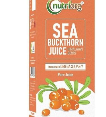 Nutriorg Sea Buckthorn Juice | Enriched with Omega 3,6,9