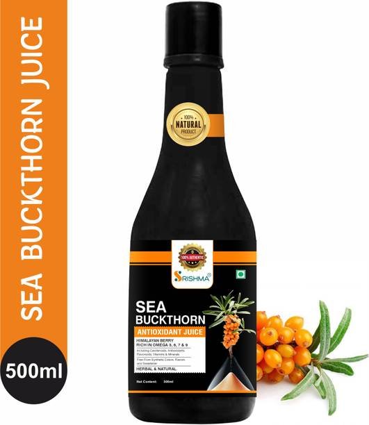 Srishma Sea Buckthorn Juice, Super Antioxidant Multivitamin rich in omega 3 6 9 7