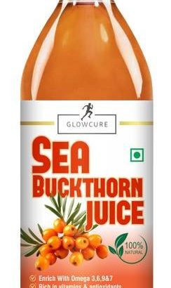 GLOWCURE Sea Buckthorn | Pure Himalayan Berry Juice | Rich omega