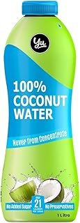 Yu - 100% Natural Coconut Water - Zero Preservatives - No Added Sugar - 1 litre