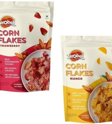 Zerobeli Combo of Strawberry & Mango Corn Flakes
