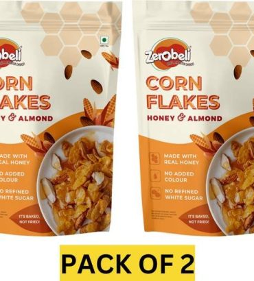 Zerobeli Honey & Almond Corn Flakes | No Added Colours