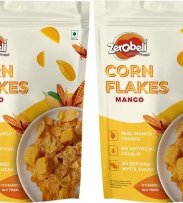Zerobeli Mango Corn Flakes | No Artificial Colors