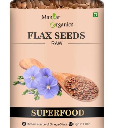 ManHar Organics Flax Seeds (Alsi) | High-Quality Protei...