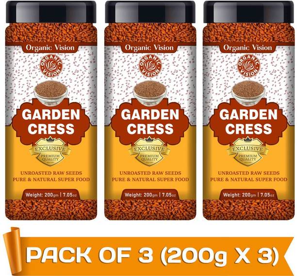 OrganicVison Combo of Halim Seeds (Garden Cress)Seeds f...