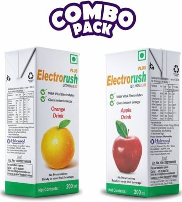 Electrorush Plus I Electrolyte Drink I Apple & Orange