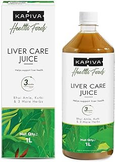 Kapiva Liver Care Juice | Anti-oxidant Rich Supplement With 5 Ayurvedic Herbs to Benefit Liver Health (1L)