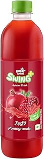 Paper Boat Swing Zesty Pomegranate Juice, Enriched with Vitamin D, No Gmos, 600 ml