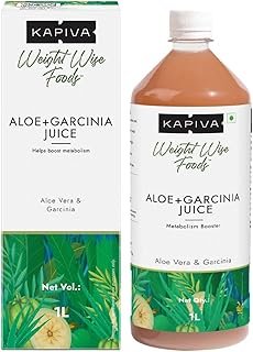 Kapiva Aloe Vera + Garcinia Juice | Garcinia Cambogia for Weight Management and Detox | No Added Sugar (1L)