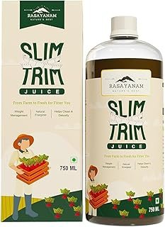 Rasayanam Ayurvedic Juice for Healthy Weight Management - 750ML | Improves Gut Health | Garcinia Cambogia, Aloe Vera, Harad, Amla, Moringa, Trikuta & 8 More Ayurvedic Herbs