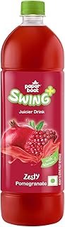 Paper Boat Swing Zesty Pomegranate Juice, Enriched with Vitamin D, No Gmos, 1.2 Litre