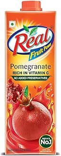 Real Pomegranate Fruit Nectar Juice -1L | Rich in Vitamin C | No Added Preservatives, Artificial Colors & Flavours | Goodness of Best fruits | Tasty, Refreshing & Energising