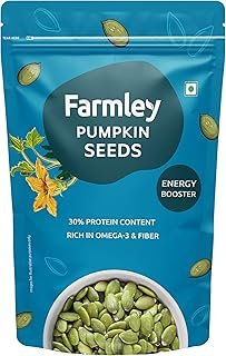 Farmley Pumpkin Seeds I 200g | AAA Grade Pumpkin Seeds for eating | Immunity Booster and Fiber Rich (Pack of 1)