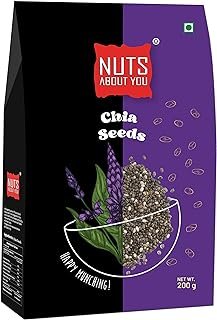 Nuts About You CHIA Seeds, 200 g | Raw | Premium | 100% Natural | Diet Food
