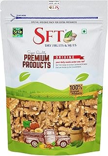 SFT Pure Walnuts/Akhrot, 500g, Crunchy Nuts, Rich in Dietary Fibre, Protein & Magnesium