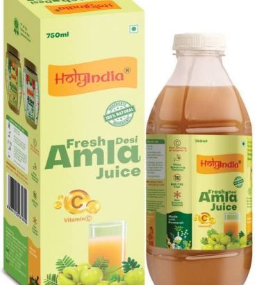 Holyindia Fresh Desi Amla Juice, No Added Sugar, Rich in vitamin C