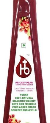 Hb+ Prickly Pear Fruit Nectar Juice, Powerful Antioxidant sweetant stevia red