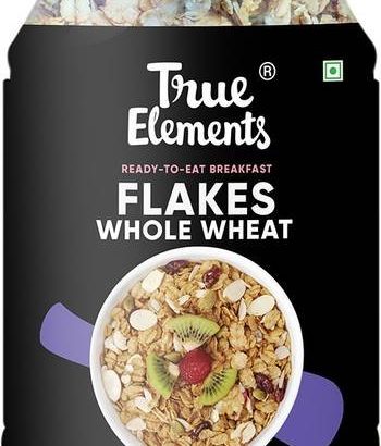 True Elements Wheat Flakes with Honey & Almonds