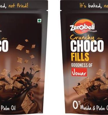 Zerobeli Crunchy Choco Fills Fiber Rich Snack