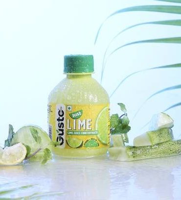 Gusto Foods Green Lime Juice Concentrate Equivalent to 60 natural lime