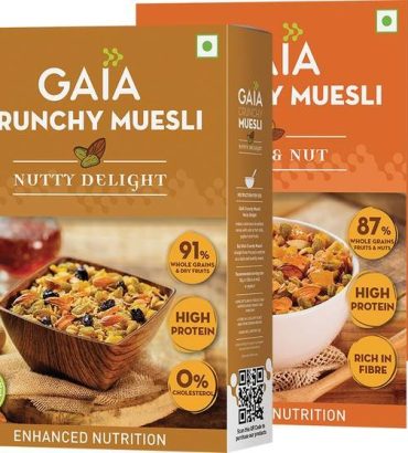 GAIA Muesli Combo Pack 400 gm + 400 gm Fruit and Nut