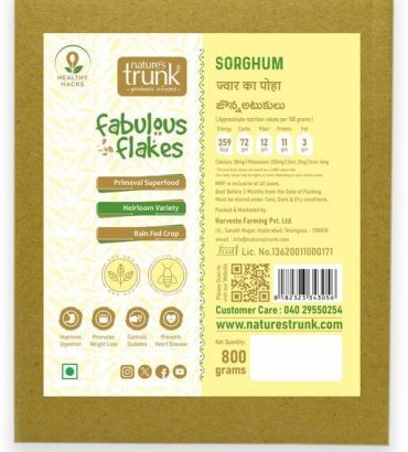 Nature's Trunk Sorghum Flakes | Jowar Flakes / Jonnalu ...