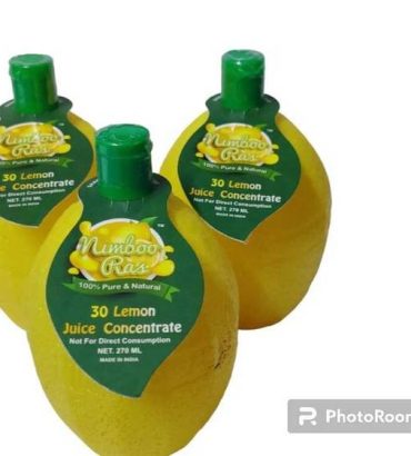 nimboo ras Pure Lemon Juice Concentrate (Pack of 3)