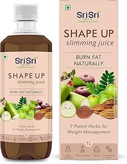 Sri Sri Tattva Shape UP Juice | 7 Potent Herbs For Weight Management | No Added Sugar | 1 L