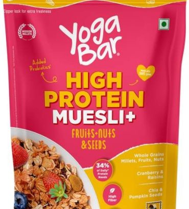 Yogabar Protein Muesli 850g, Fruits, Nuts & Seeds