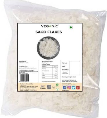 Veganic Sago Flakes | Sabudana Flakes | Healthy Breakfast