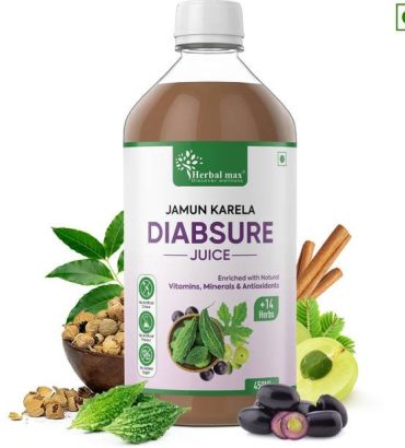 Herbalmax Diabsure Sugar Balance Juice with Karela, Jamun ,neem