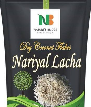 Nature's Bridge Dry Coconut Flakes | Nariyal Lacha