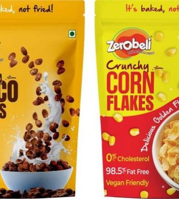 Zerobeli No Maida Crunchy ChocoFlakes & Fat-Free Corn flakes