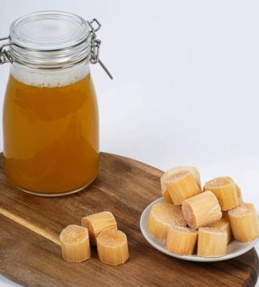 Sugarcane Cubes Cut