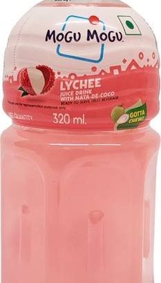 Mogu Mogu Lychee Juice with Nata De Coco