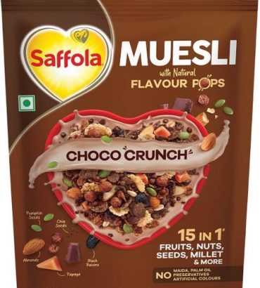Saffola Muesli Choco Crunch with Flavour Pops