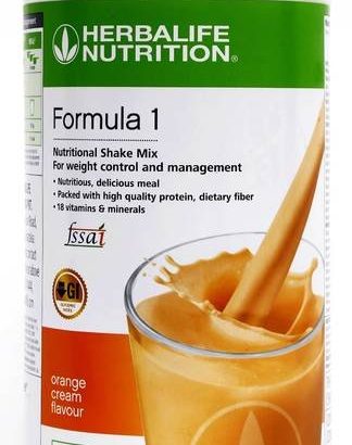 HERBALIFE FORMULA 1 ORANGE FALEVOUR NUTRITION SHAKE MIX